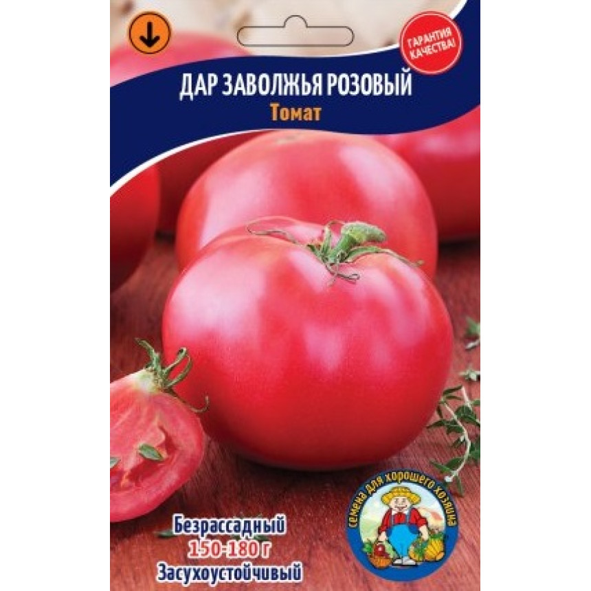 Томат Дар Заволжя рожевий 200-250 шт.