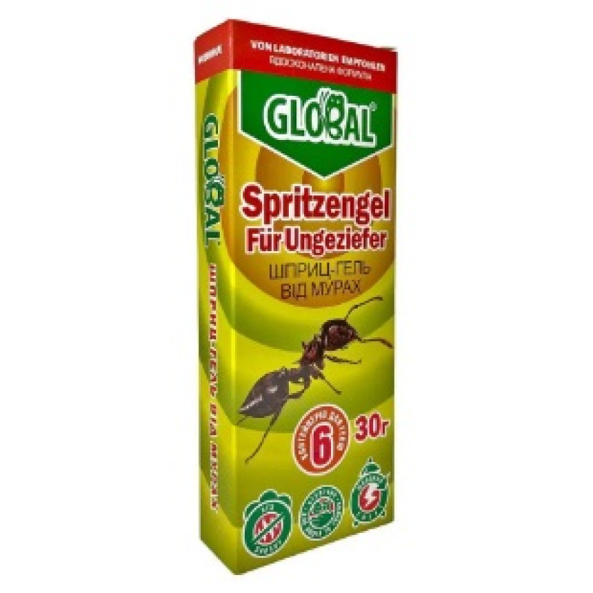 Глобал шприц-гель от муравьев, 30 г