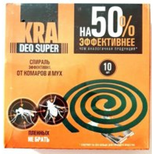 Спіралі KRA DEO SUPER, 10 шт.