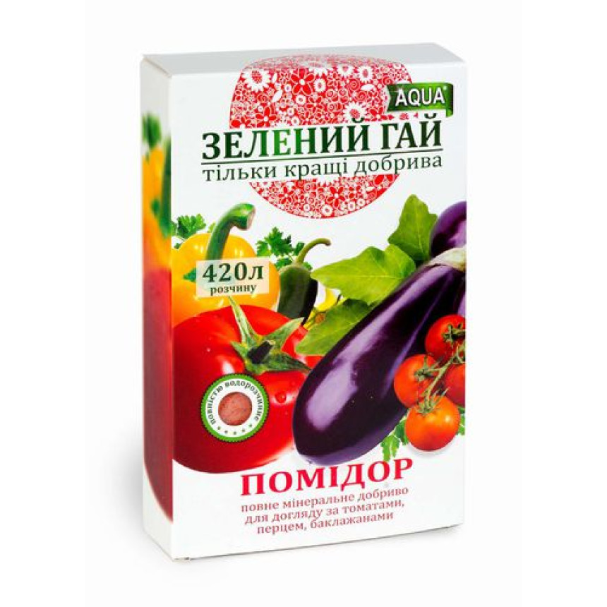 Добриво Зелений Гай AQUA для томатів, 300 г