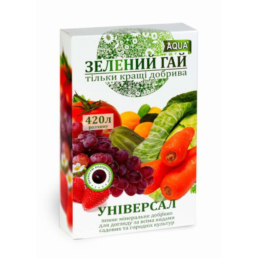 Добриво Зелений Гай AQUA універсал, 300 г