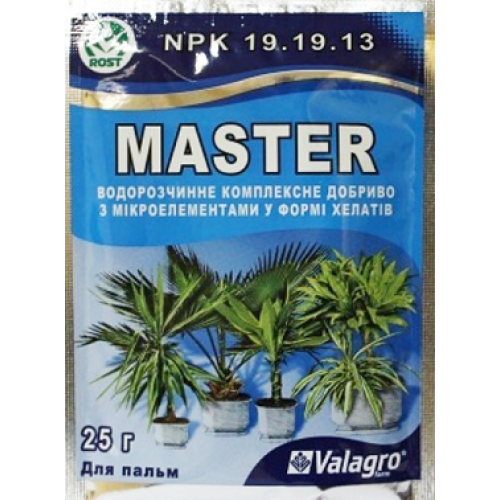 Мікродобриво Master для пальм  25г.
