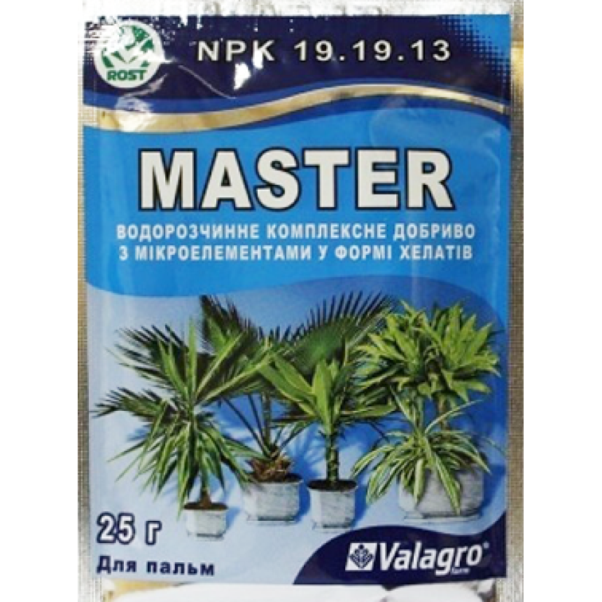 Мікродобриво Master для пальм  25г.