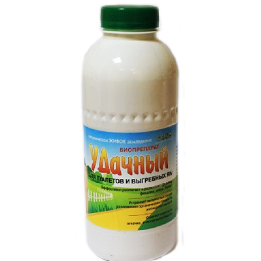 Біопрепарат "Удачниий" для вигрібних ям 500 мл.