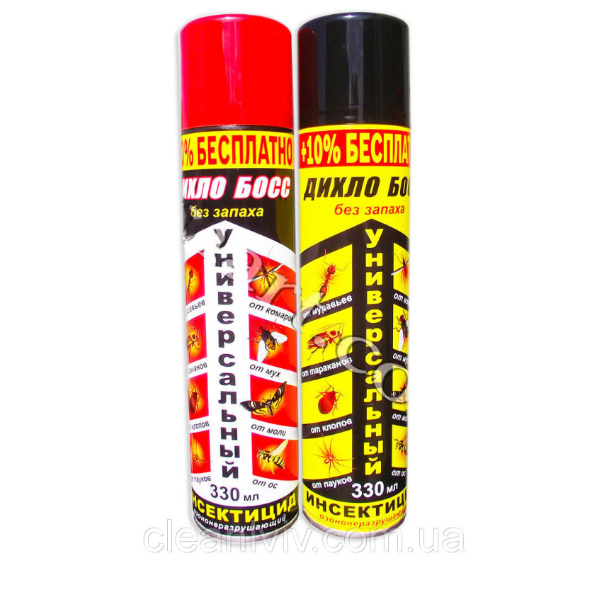 Дихлофос "Термінатор"330 мл., універсальний без запаху.